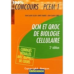 QCM et QROC de biologie cellulaire