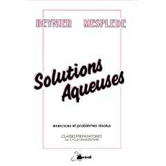 solution aqueuses