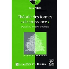 Th&eacute;orie des formes de croissance: Digitation, dndrites et flammes