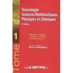 Toxicologie sciences mathematiques, physiques et chimiques