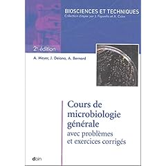 Cours de microbiologie generale avec problemes et exercices corriges