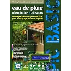 Eau de pluie recuperation et utilisation