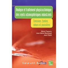 Analyse et traitement physicochimique des rejets atmosph&eacute;riques industriels