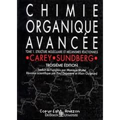 Chimie organique avanc&eacute;e