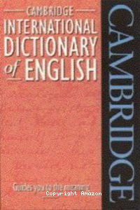 Cambridge international dictionary of English