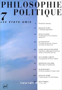 Philosophie politIque