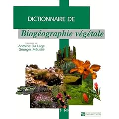 Dictionnaire de biographie vegetale