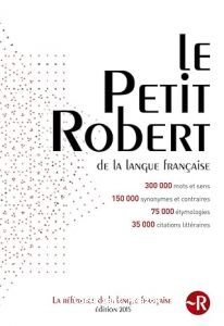 Le Petit Robert de la langue francaise