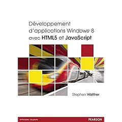 Développement d'applications Windows 8 avec HTML5 et JavaScript
