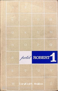 Le petit Robert 1