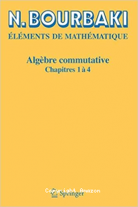 Algèbre commutative