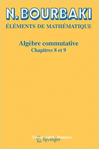 Algèbre commutative