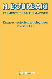 Espaces vectoriels topologiques